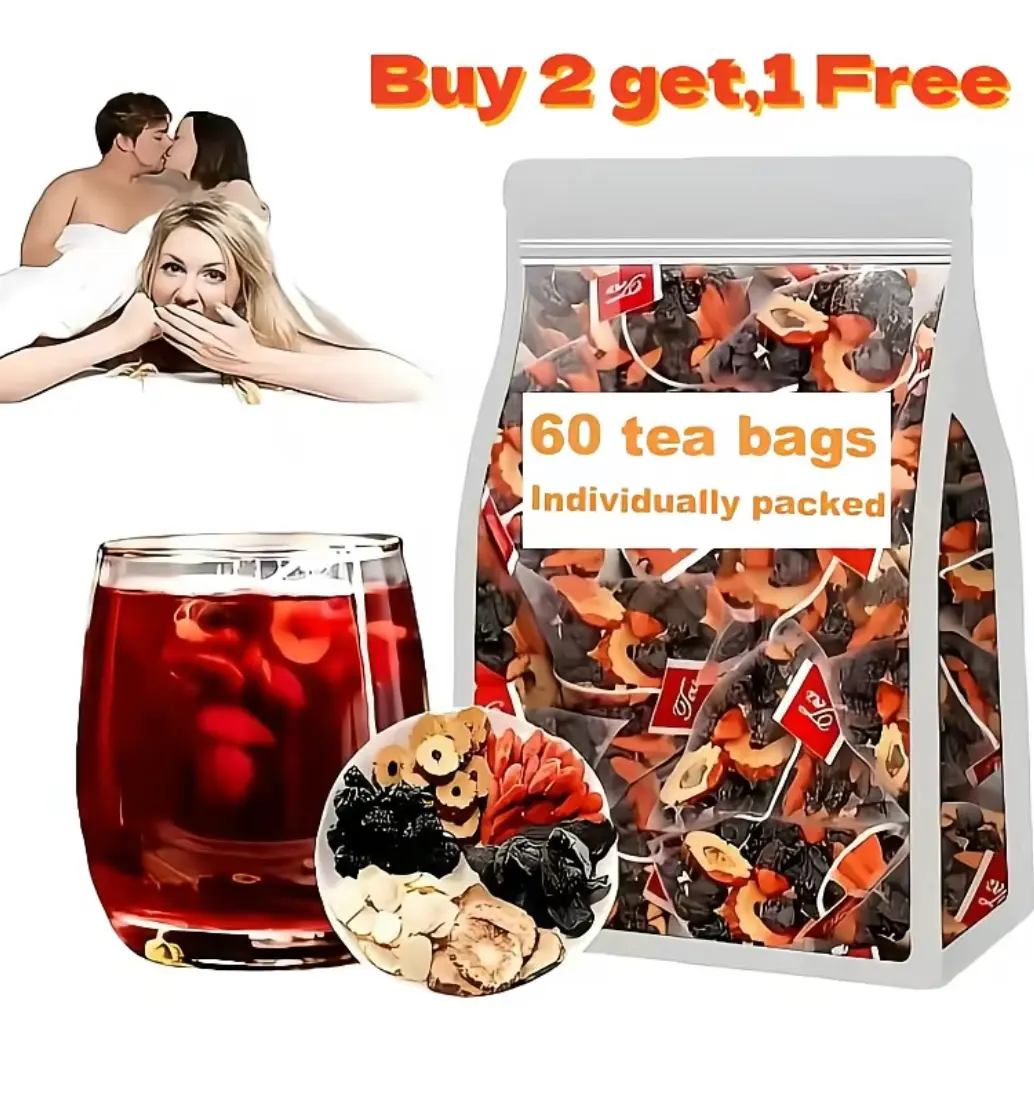 Kidney Tea Ginseng Five Treasure TeaFormula Natural Chinese Traditional HerbalLive Cleanse Detox Teabag F Wellness Tea Dandelion Wolfberry Tea