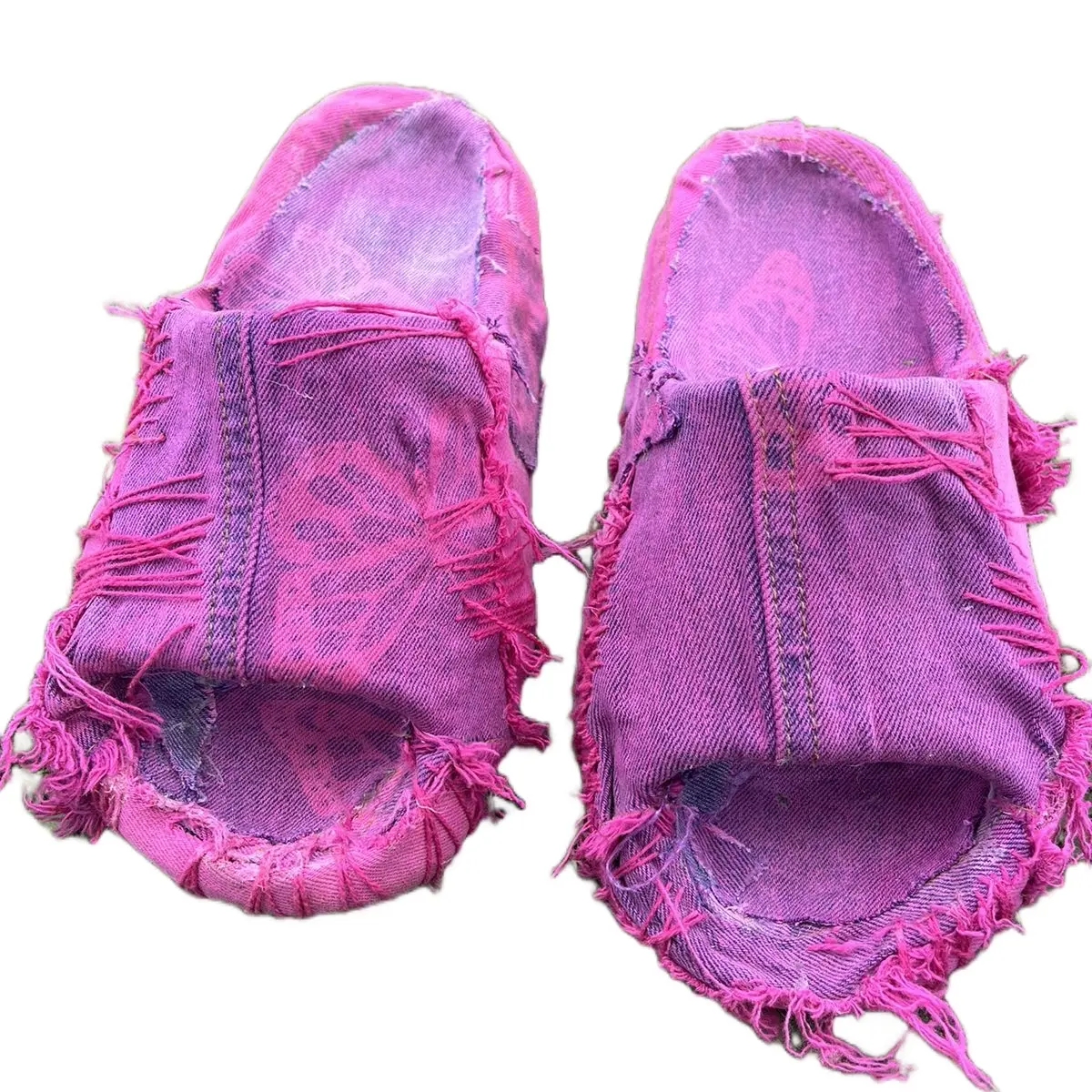 PINK DENIM 2RAWSTARZ SLIDEZ Women
