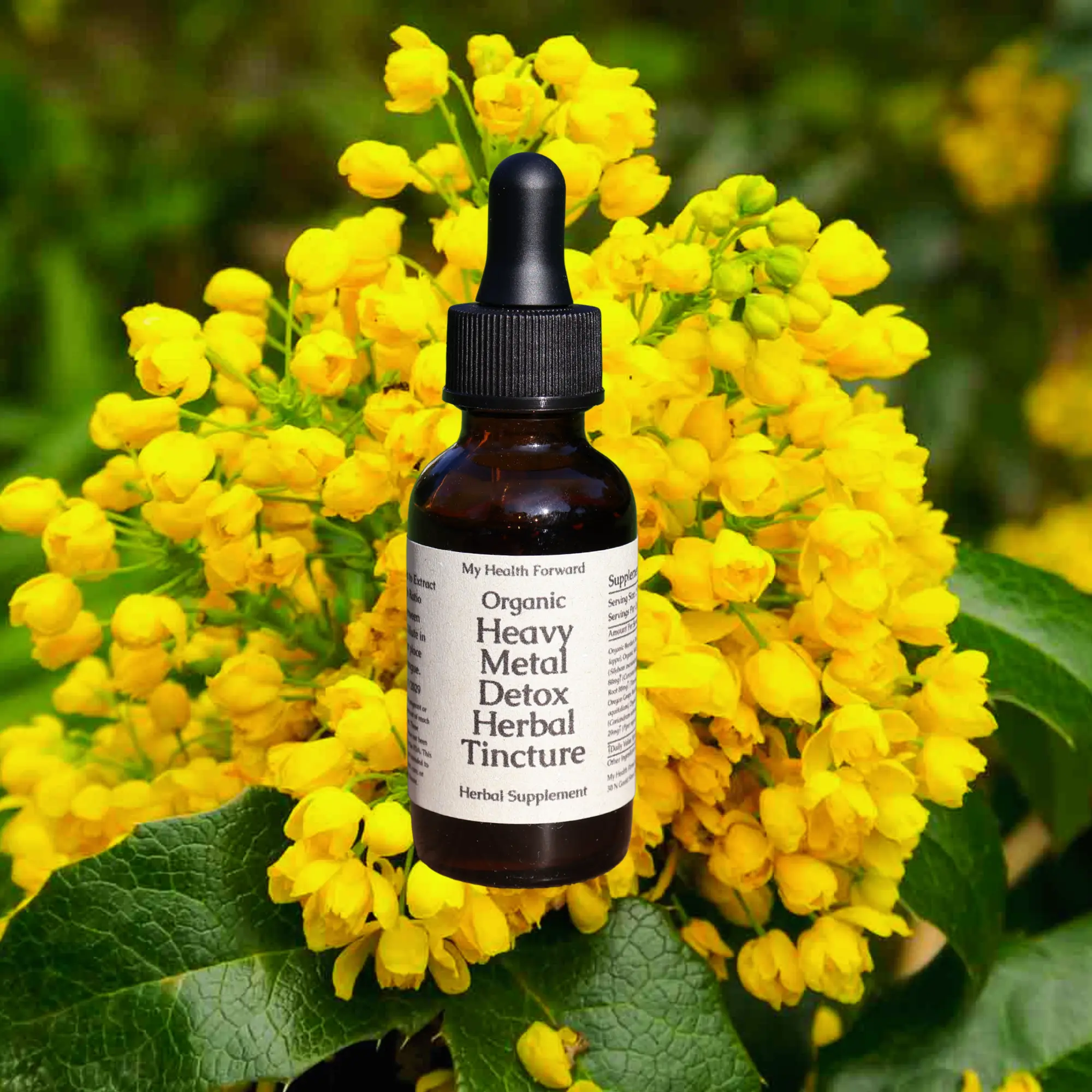 Organic Heavy Metal Detox Tincture - Herbs for Detox Support