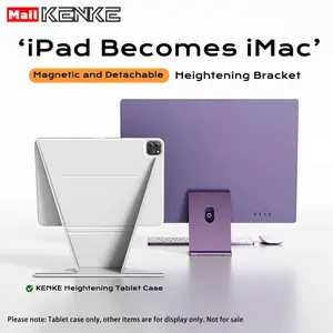 Magnetic Tablet Case, Lightweight Durable Frameless Design, Detachable, For iPad 2026 Air Pro 11 Inch M5 13 Inch M4 ipad 10th gen 11th gen mini 6 mini 7（A17 Pro）Air 4 5 6 7 8 Pro 12.9 （2020/2021/2022）horizontal and vertical support，case ipad