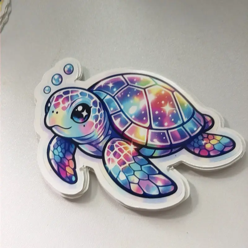 3d turtle sticker