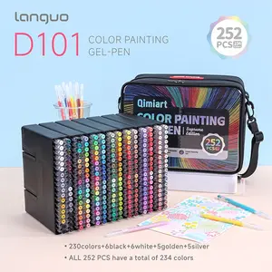 45/72/99/162/234 color blue fruit handbook pen New Year's gift box set, Art Kits, multi-color neutral pen painting mark handbook special for students, handbook lovers and holiday gifts