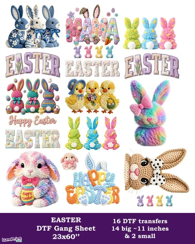 Easter DTF Gang Sheet