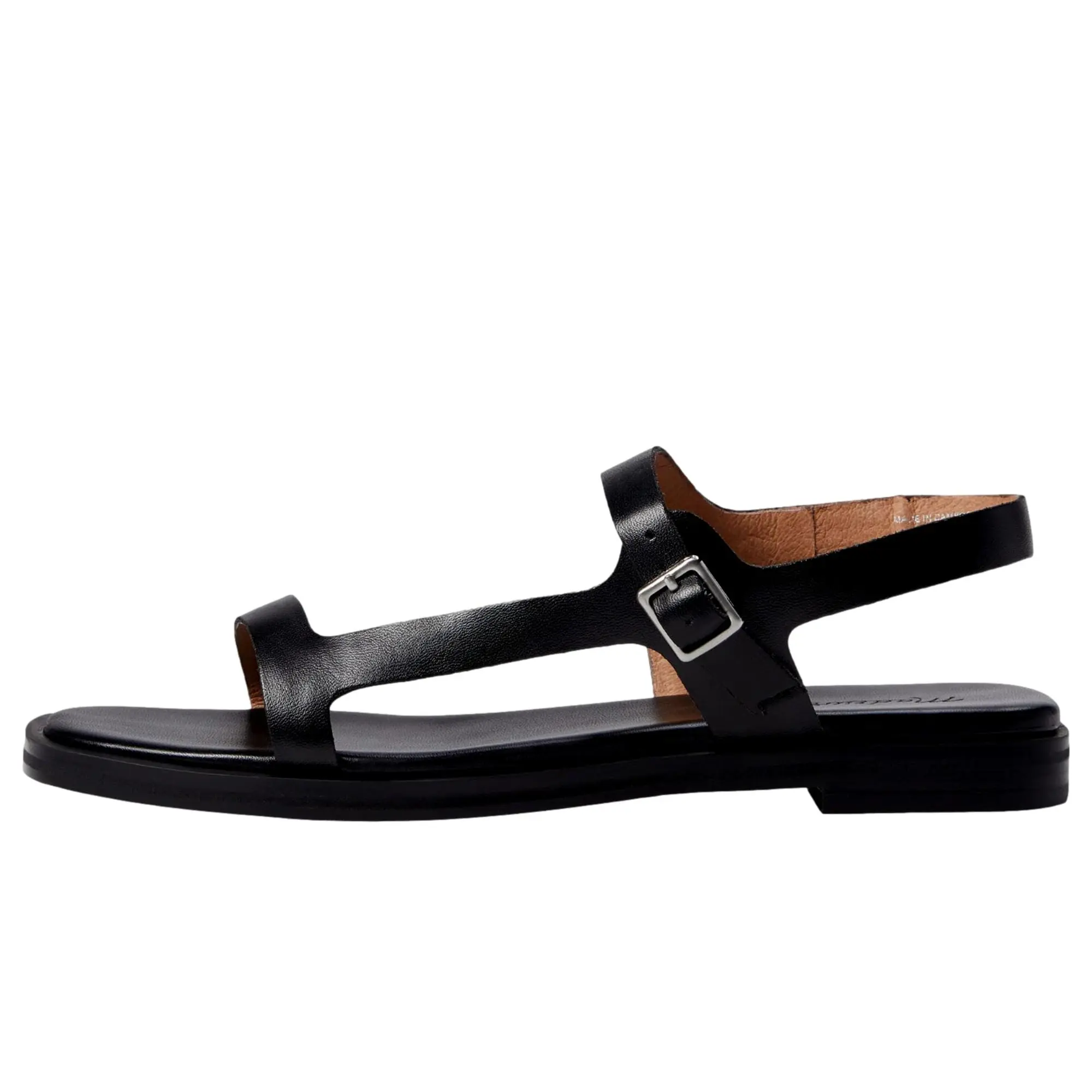 Madewell Dory 90S Minimal Sandal True Black  NK015-BLK Women's