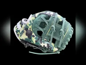 Custom Training Baseball Glove 10” Camo and Black Kip Leather