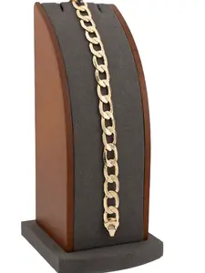 AMAZING 8-INCH GOLD-PLATED CUBAN STYLE BRACELET FOR ADULTS