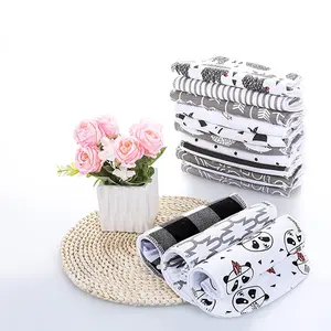 12 Pack Ultra Soft & Absorbent Baby Burp Cloths 100% Natural Organic Cotton Extra Large 8.66 x 18.5 Inches Hypoallergenic Durable Multi Functional Design Ideal Baby Shower Gift