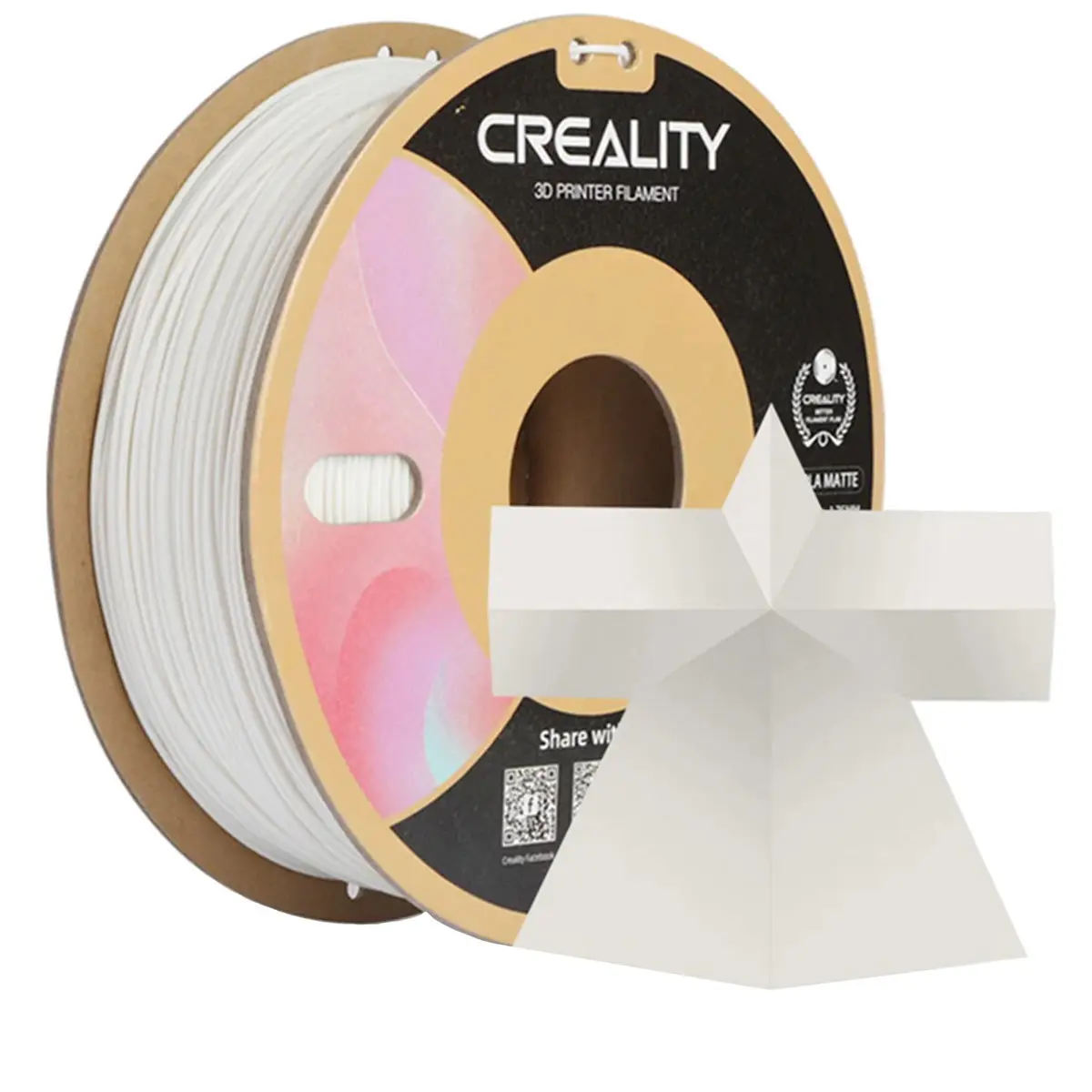 Creality High Detail 1.75mm PLA Matte Filament, Compatible with CR Series 3D Printers (3D Printing Supplies for Computers & Office Equipment)