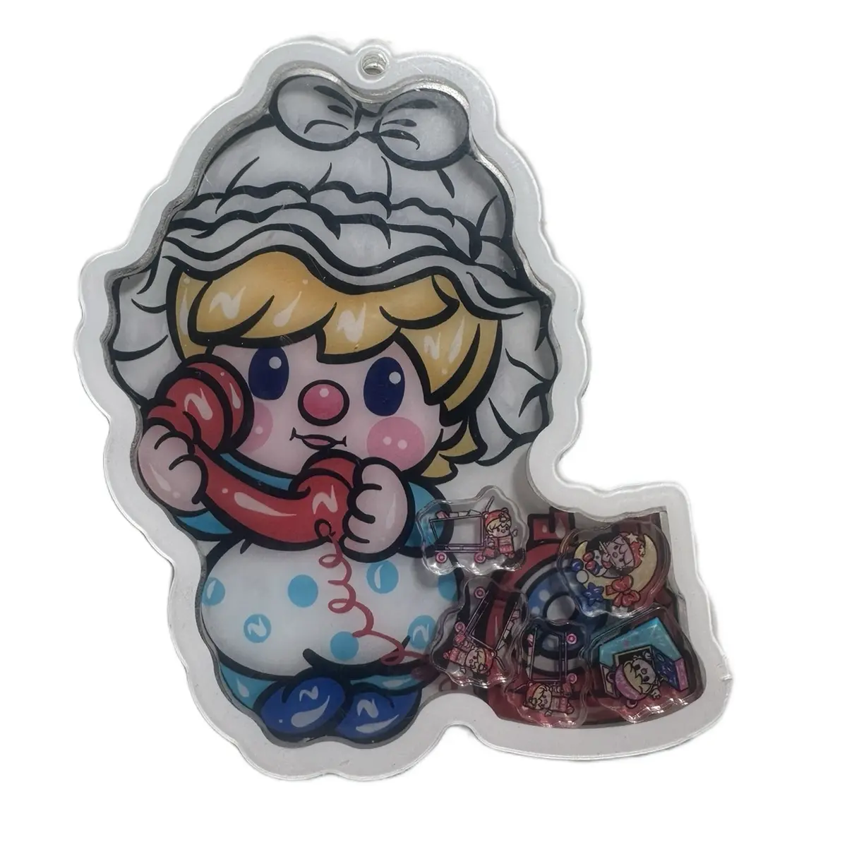 Arcylic Shaker Keychain/bagchains Arcylic kawaii