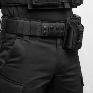 Ultimate Tactical Duty Belt Buckle - Durable & Lightweight Nylon Gear Belt Adjustable Belts for Shooting, Hiking, Camping, Riding. Secure Your Equipment Easily for Outdoor Adventures & Travel.