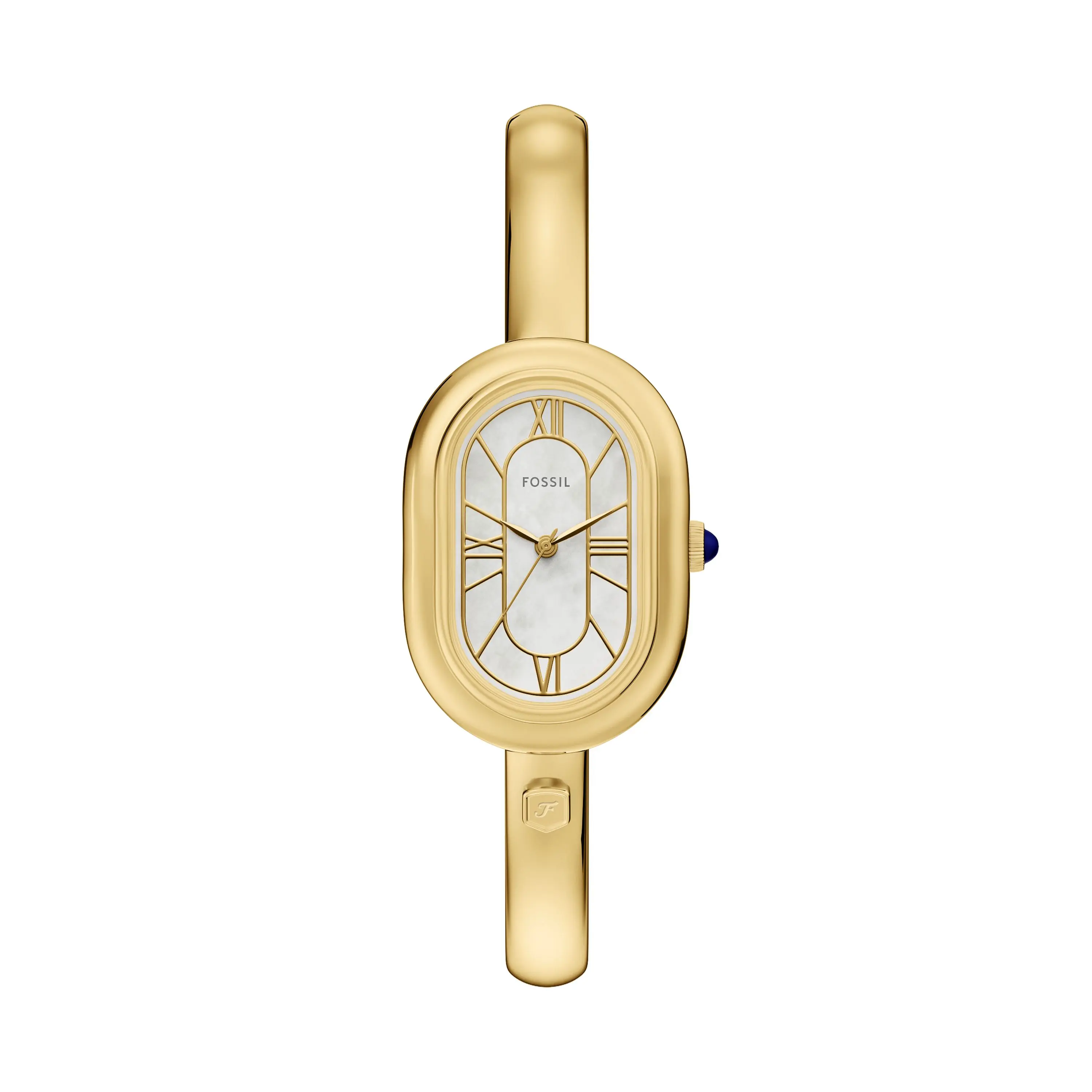 Fossil Women's Sloan Three-Hand Gold-Tone Stainless Steel Bangle Watch