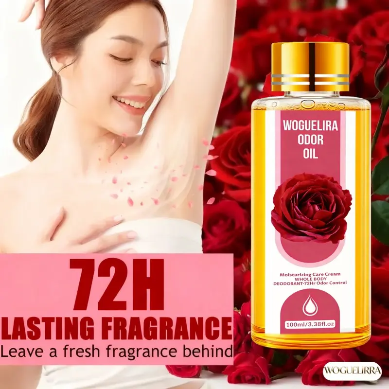 Rosemary Deodorant Cream, Body Care, 72-Hour Fresh Scent, Long-Lasting Fragrance, Body Odor Eliminator, Body Odor Remover, Suitable for Armpits, Skin, Intimate Areas