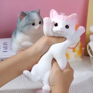 Viral Hyperreal Kawaii Waterproof TPR Material Cat Paw Mochi, TikTok Viral DIY Stress Relief Fidget Toy for ADHD & Anxiety, Squeeze Toy for Teens & Adults