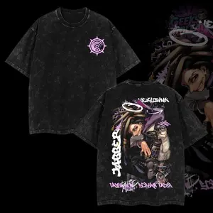 BelleHeaven GeeksRule4U Retro Vintage Limited Edition Jabber Gachiakuta Anime T-Shirt 100% Premium Cotton Relaxed Fit S-5XL Oversized Washed 230gsm