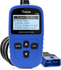 VDIAGTOOL VD10 OBD2 Scanner Code Reader Car Diagnostic Tool Engine Fault Code Reader for Turn Off CEL with Freeze Frame/I/M Readiness for All OBDII Protocol Cars, OBD2 Scanner Diagnostic Tool