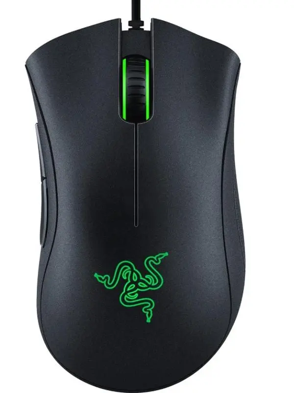 Razer DeathAdder Essential Gaming Mouse: 6400 DPI Optical Sensor - 5 Programmable Buttons - Mechanical Switches - Rubber Side Grips - Classic Black