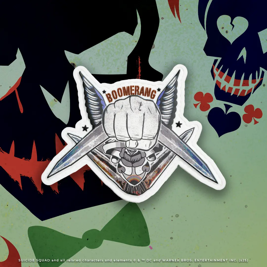 Suicide Squad Boomerang Patch Sale