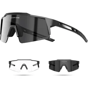 Photochromic Cycling Glasses Men Women Clear Transition Mountain  Sunglasses  Baseball Running - K9023