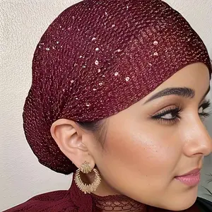 Female Lace Hair Bonnet - Stretchable, Soft, Breathable, Lightweight Fashion Accessory Hat with Rhinestone Decoration, Urban Easter Theme, Elastic Drawstring for Comfortable Fit, Summer Use (No Feathers, Non-Electric)