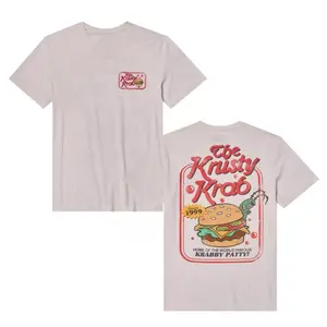 Youth and Adult  #SpngeB0b #SquareP@nts The Krusty Krab Plankton T-Shirt Double Sides, Casual Graphic Shirt, Gift for Men, Gift for Women