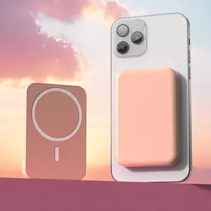 XBJ 5000/10000 mAh Portable Magnetic Power Bank, supports 22.5W fast charging, compatible with iPhones, compact and portable. Ideal for outdoor camping, parties and other activities, no more worries about running out of battery.