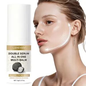9g Double Serum All-in-One Multi Balm | Firming, Dark Spot Focus, Dark Spot Correction, Fades Look of Dark Spots, Helps Soothe Dryness, Revitalizes Skin, with Vitamin C, Glutathione, Ceramide NP