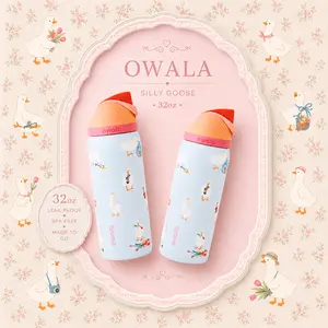 Owala FreeSip 30oz SILLY GOOSE Limited Edition Leak-Proof Stainless Steel, Water Bottle Tiktok Viral