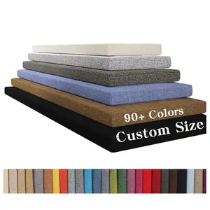 Outdoor Chair Cushionsfor Patio Furniture, Water-Resistant SquareCorner Patio Chair Cushions with Ties, HighDensity Foam Outdoor Seat Cushion