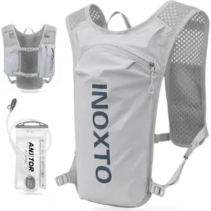 Running Hydration Vest Backpack, Lightweight Insulated Pack with 1.5L Water Bladder Bag, Daypack for Hiking Trail Running Cycling Race Marathon
