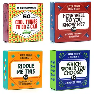 After-Dinner Family Fun! 🎴   Name That Word Educational Card Game – Portable for Camping Trips, Road Trips, Game Nights & Even Backyard BBQs! Kids & Adults Love This Brain-Boosting Activity