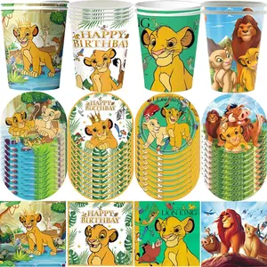 zoo plates Birthday Colorful Set Family Serving Kids