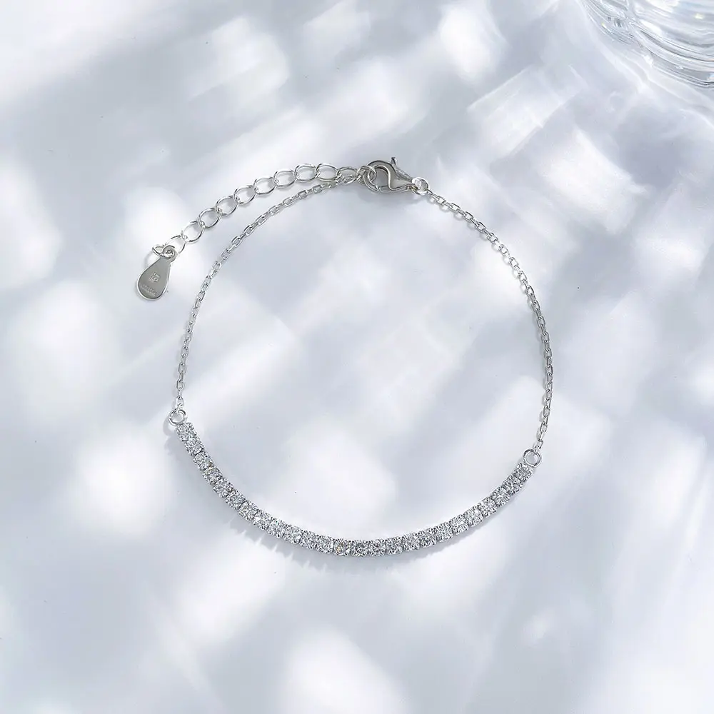 lab diamond fancy tennis bracelet