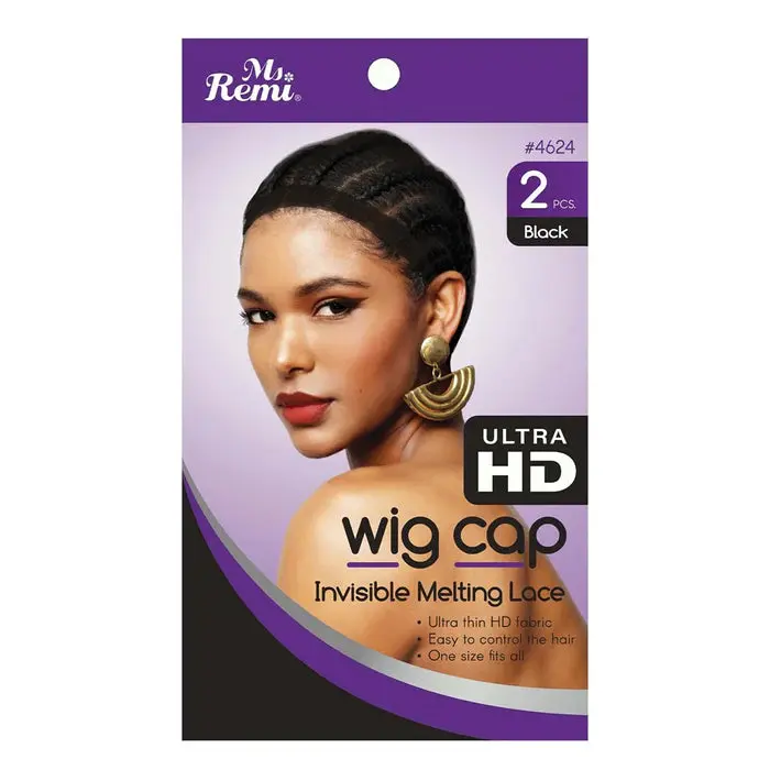 HD Melting Wig Caps, 2-Piece Set of Ultrastretch Invisible HD Lace for a Seamless, Natural-Looking Finish and Effortless Control, Undetectable Effect, One Size Fits All