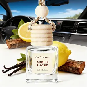 Car Air Freshener Hanging Diffuser, Liquid Aroma Fragrance for Cars and Vehicles, Long-Lasting Scent Eliminator, Christmas Gift