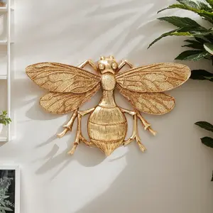 1pc European Tiger Head Bee Wall Decor in, Handmade Resin Wall Hanging Art with Aesthetic Design for Home Decoration, Ideal for Parties & Insect Exhibits, Interior Wall Decor