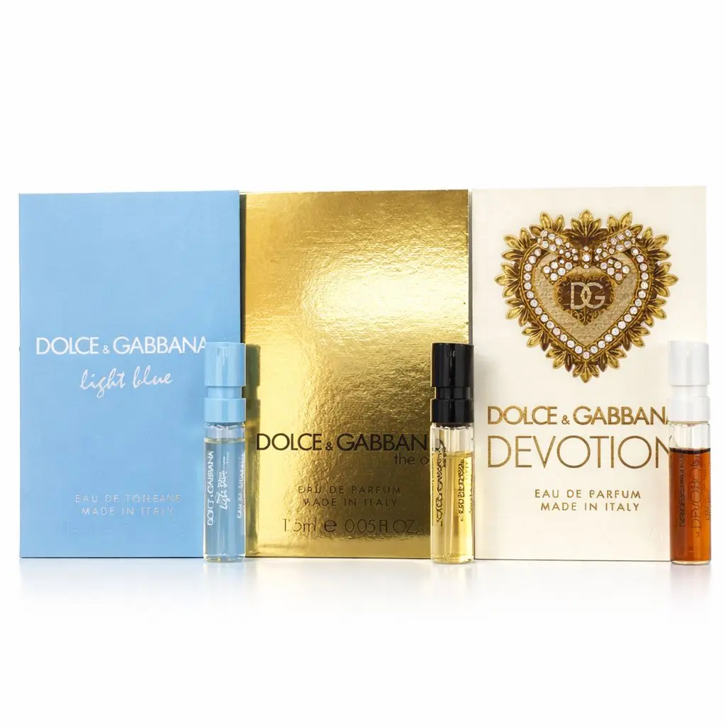 Dolce & Gabbana 3 Pieces Sample Pack For Women Dolce & Gabbana 3 Pieces Sample Pack For Women