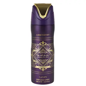 Lattafa Badee Al Oud Amethyst  For Unisex 6.7 Oz  Deodrant Spray
