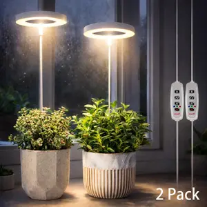 2 Pack USB-Powered Full Spectrum LED Grow Lights forIndoor Plants - 10 Brightness Levels, 3 Color Modes &Adjustable Height (3.5"-21") with Timer plow snowterrarium rainforest Lockable Heavy Duty Post MountMailboxwatermelon lightsaurora borealis lamp