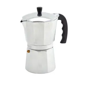 Aluminum Espresso Stovetop Coffeemaker 6-cup, Silver (Pack of 1) Aluminum Espresso Stovetop Coffeemaker 6-cup, Silver (Pack of 1)