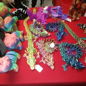 Fill a Box 3D Printed Items - Multicolor Playful Animals & Fidgets for Home & Office Use - $20-$200 - LIVE ONLY figurine decor desk buddy Colorful Ornaments