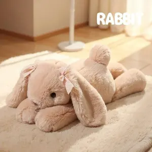 35cm Rabbit Plush Toy-Ultra-Soft Collectible Stuffed Animal Bunny Gift Shy Rabbit Kid Collector Birthday Funny Party Gifts