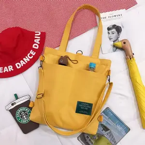 Minimalist Canvas Tote Bag with Secure Top Zip Reusable Durable for Everyday Essentials Eco Friendly and Versatile for School Office and Outings