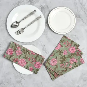 Cotton Cloth Napkins - Pink Tourmaline
