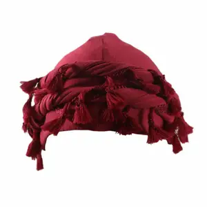Men's Satin Lined Twist Tail Hat with Double Layer Design in Vibrant Color - Stylish & Versatile Fashion Accessory for All Seasons