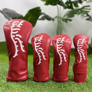 Golf Club Head Cover, 1 Set Durable Waterproof Golf Club Head Cover, Golf Accessories for Men & Women, Golf Club Protector