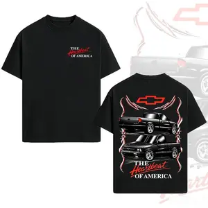 Chevrolet S-10 "Heartbeat Of America" T-Shirt, Car Lover Tee, Full Colour, Cotton Unisex Tee Made In USA Car Enthusiast Gift For Men, Father'S Day Gift Idea Fan Men Top.