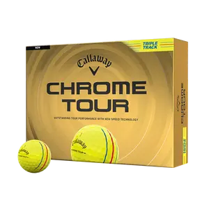Callaway Golf Chrome Tour Triple Track Yellow Golf Balls