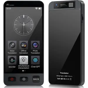 Offline Language Translator Device, M80 ChatGPT  Translator No WiFi Needed, 142 Languages Two Way Real-Time Voice Translation, Recording&Photo AI Translator for Business Learning Travel