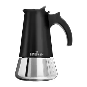 London Sip 6-cup Stainless Steel Espresso Maker