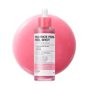 [glow.m] PDRN Pink Peel Shot Ampoule for Exfoliating Dark Spot & Hyperpigmentation Care Exfoliating with PDRN, Gluconolactone (PHA), and Niacinamide — Korean Skincare for Smoother, Even-Toned Skin